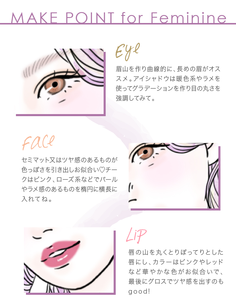 MAKE POINT for Feminine Eye Face Lip